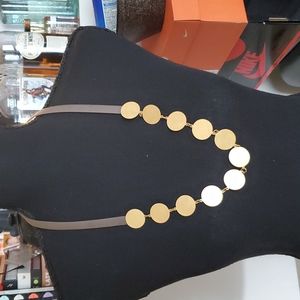 Gold Plated Circle Necklace